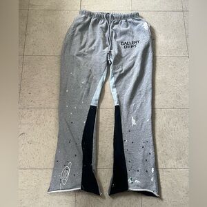 Gallery Dept  Gray Paint Splatter Flare Sweatpants Size Medium  (Authentic)